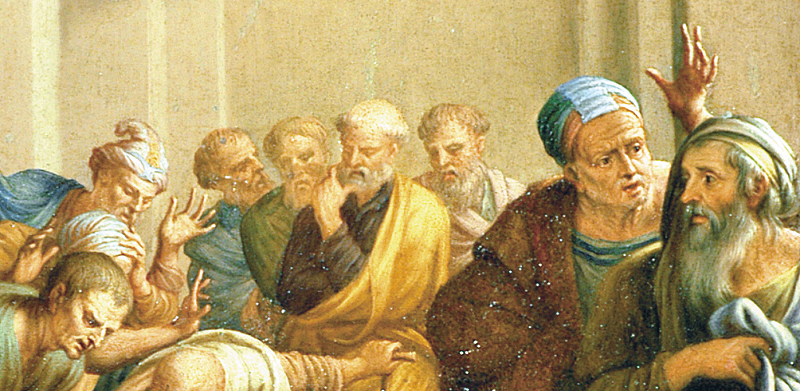 I farisei che accusavano l’adultera si sentono accusati da Gesù